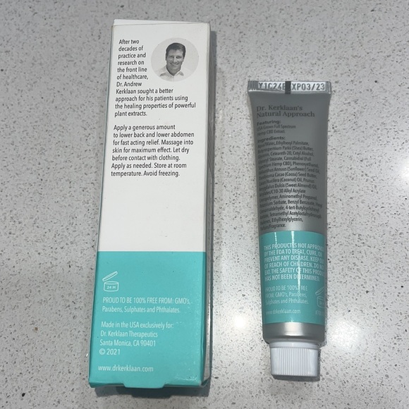 ✅ DR. KERKLAAN NATURAL CBD PMS CREAM
1 fl oz - Picture 4 of 9